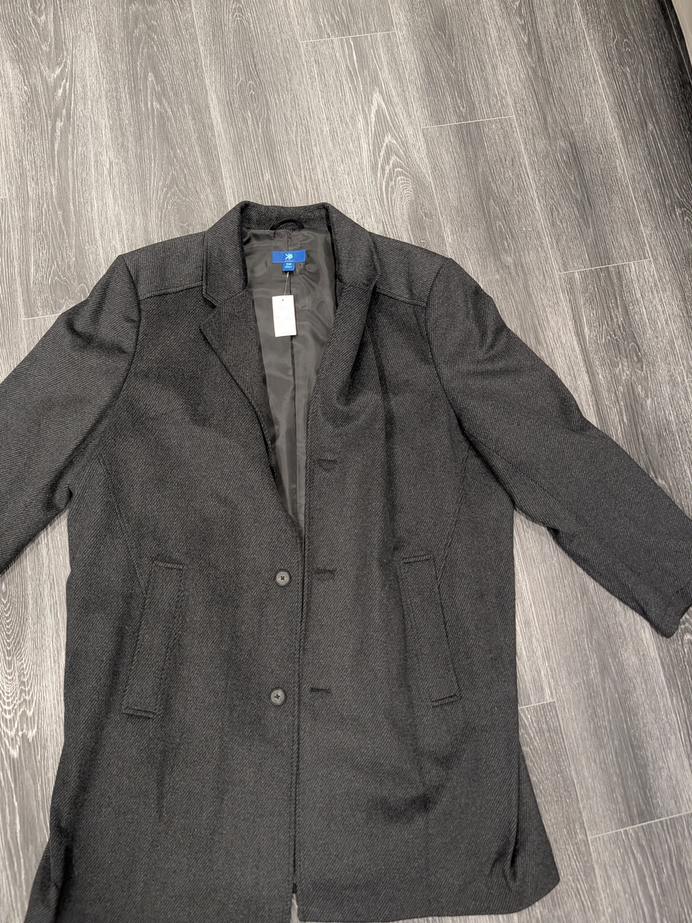 Black Men's Pea Coat